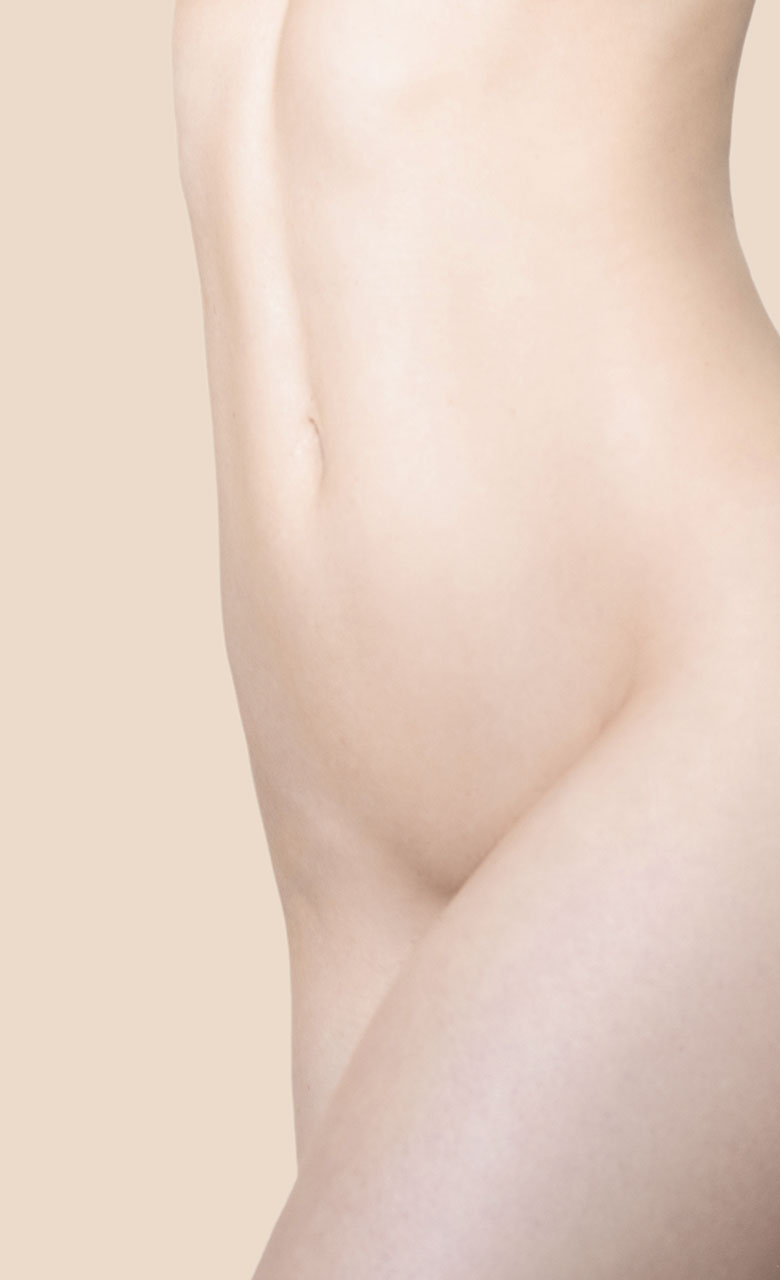 Ventre d'une femme afin d'illustrer la chirurgie esthétique du corps pratiqué chez Concept Clinic à Genève