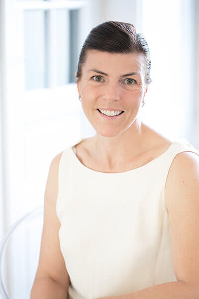 Portrait de Anette Salsgard directrice au sein de la clinique de chirurgie esthétique "Concept Clinic" à Genève