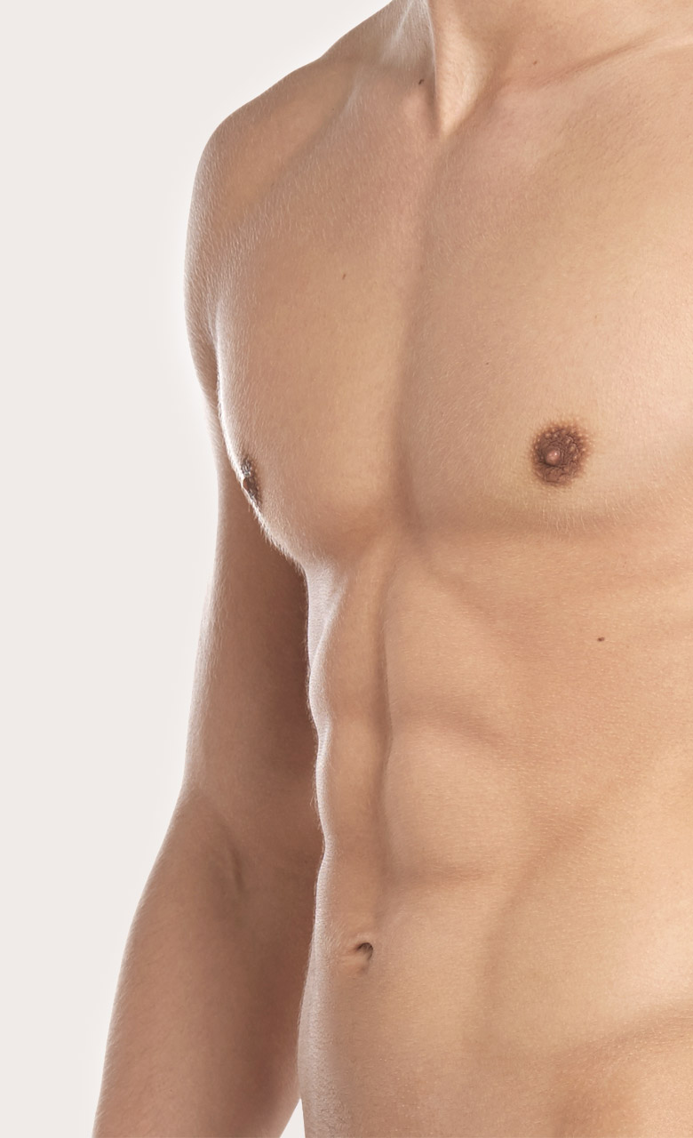 Corps d'un homme afin d'illustrer la chirurgie esthétique pour les hommes proposés chez Concept Clinic, clinique de chirurgie esthétique à Genève par le Docteur Schlaudraff